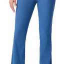 AFITNE Womens High Waisted Stretchy Pull On Flare Jeans Trendy Fashion Cute Bootcut Denim Like Jeggings (Blue, S)