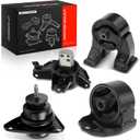 A-Premium 4PCS Engine Motor Mount and Transmission Mount Set Compatible with Hyundai Elantra 2007-2012 L4 2.0L Hatchback, Automatic Transmission, Replace # 219102H150, 218100Q000
