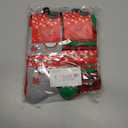 Sumona 6 Pairs Women Colorful Fancy Crazy Design Soft & Stretchy Novelty Crew Socks (9-11, Christmas #2)