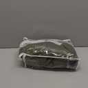 Olive Green Pinch Pleated Full Blackout Curtains Linen Blend Room Darkening Window Curtains 80 Inch for Living Room Bedroom Thermal Insulated Back Tab Pinch Pleat Drapes with Hooks Rings 2 Panels