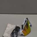 Ukoly Cycling Sunglasses for Men Women with 3 Interchangeable Lenses, Polarized Sports Sunglasses, Baseball Sunglasses (1 Lens/Pink)