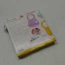 Bumkins Bibs, Silicone Pocket for Babies, Baby Bib for Girl or Boy, for 6-24 Months Up to Toddler, Essential Must Have for Eating, Feeding, Baby Led Weaning Supplies, Mess Saving, Rainbows Purple