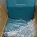 Float-Controlled Automatic Chicken Waterer & No Waste Feeder Kits - Chicken Coop Accessories, Poultry Waterer and Feeder, Two Buckets 3 Gallon/18-23 Pounds (Blue+Blue)