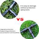1/2 inch Irrigation Fittings Tee Connectors For (1/2" ID x0.6-0.63" OD) 16mm Drip Tubing Barbed Connectors-10 Pcs/pack
