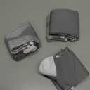 FITRELL 3 Pairs Compression Socks for Women and Men 20-30mmHg-Circulation Support Socks (Large-X-Large, Grey)