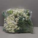 8 pcs White Delphinium Artificial Flowers, 34.25''Artificial Snapdragon Flowers Tall Fake Flowers Silk Flowers Faux Delphinium Bulk for Tall Vase Home Wedding Garden Table Decor (White)