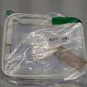 BAGSMART Clear Toiletry Bag, 2 Pack TSA Approved Travel Toiletry Bag Carry on Travel Accessories Bag Airport Airline Quart Size Bags Water Repellent Makeup Cosmetic Bag for Women (White-2pcs)