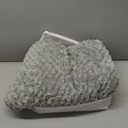 Super Soft Luxury Fleece Sherpa Weighted Blanket for Teens, 7lbs Small Weighted Lap Blanket for Adults, Turtle Shell Cozy Warm Throw for Winter, Compact Heavy Blanket for Better Sleep, Grey, 41"x60"