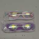 Aegend Swim Goggles for Kids Youth 3-14 Anti-Fog Anti-UV Comfort Fit Goggles for Swimming, Aqua Crisp White & Aqua Purple