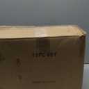 AmorArc Ceramic Dinnerware Sets for 4, 12 Pieces Handpainted Plates and Bowls Set with Rustic Terracotta Underside, Scratch Resistant Stoneware Dishes Set, Dishwasher & Microwave Safe, White