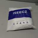 ISEEGZ 21" Capri Pants for Women High Waist with Pockets Women's Capris Workout Yoga Pants Loose Straight Leg White, L