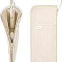 KarSyon Hot Tools Organizer Heat Resistant Mat Case Hair Tools Holder Travel Bag Portable Hair Styling Tools Cover Pouch for Curling Iron,Flat Iron,Hair Straightener (Beige)