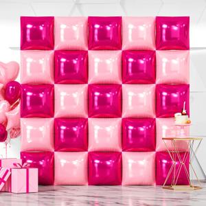 NISOCY 25PCS Hot Magenta Pink Square Foil Balloons Wall Backdrop Double Sided Metallic Pink Balloons Arch Kit for Anniversary Bachelorette Birthday Engagement Bridal Baby Shower Party Decorations NISOCY 25PCS Hot Magenta Pink Square Foil Balloons Wall Backdrop Double Sided Metallic Pink Balloons Arch Kit for Anniversary Bachelorette Birthday Engagement Bridal Baby Shower Party Decorations
