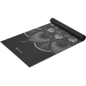 Gaiam Yoga Mat Classic Print, 4mm Non-Slip Mat (Mystic Ink)