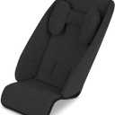 UNIQUIFY Insert Liner Seat Compatible with Uppababy Vista, Vista V2, Cruz, Cruz V2, RUMBLESEAT V2 and RUMBLESEAT V2+ (Black)