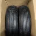 GICOOL 4.00-6 Replacement Tire and Inner Tube Set, 2 Pack, 13" Heavy Duty Tire and Wheel, TR-13 Straight Valve Stem, for wheelbarrow Trolley Dolly Garden Wagon Wheel Replacement