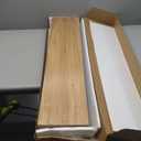 Floating Shelves, Deep USA-Sourced Rustic Elm Wood Wall Shelves for Storage, 8 Inch Deep Wall Mounted Display Shelving with Invisible Heavy-Duty Metal Bracket (Natural, 36" W x 8" D, Set of 2) (36"W, 2P, Usa-sourced Elm Wood Natural)