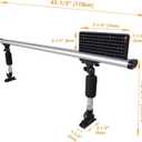 Kayak Motor Mount, Fishing Kayak Trolling Motor Mount Rack Aluminum Outboard Mounting Bracket Holder Kit