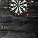 Felt Wood Grain Dart Board Wall Protectors Square Dart Board Backing Tiles Dartboard Backboard Cork Backboard Alternative (36 x 24 x 0.5 Inch)