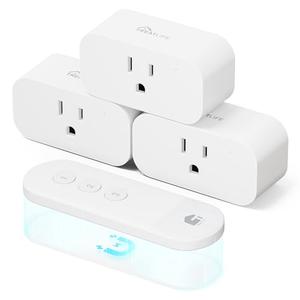 TREATLIFE 3Pack Mini Remote Control Outlet Plug with Magnetic Remote, 15A/1800W Wireless Light Switch for Lamps, Fans, Household Appliances, No Hub Required