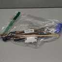 Drum Mallets Kit 2 Pairs Rubber and Yarn Marimba Mallets with Drumsticks Bag, Percussion instrument Accessories for Steel Drum, Bass, Cymbals, Glockenspiel, Xylophone Mallets for Beginners