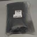 MIULEE Pack of 2 Pillow Covers Soft Soild Decorative Square Throw Pillow Covers Set Cushion Cases Pillowcases for Sofa Bedroom Car 24 x 24 Inch 60 x 60 Cm  Black