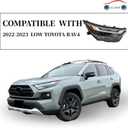 Headlight W/Halogen Turn Signal Light Fit For 2022-25 Toyota RAV4 Adventure/Trail/TRD Off-Road/XLE/XLE Premium 2023-2024 RAV4 LE USA Built HeadLamp (Right) RH 81110-0R350 RV22A01-1R LOW