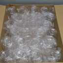 Reli. Disposable Wine Glasses (48 Pack, 12oz) Plastic Stemless Wine Glasses Disposable | Clear and Stemless for Parties, Cocktails, Whiskey, Weddings | Shatterproof