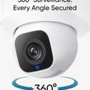 eufy Security Floodlight Camera E30, Security Camera Outdoor, 360 Pan and Tilt, AI Detection and Tracking, 2K Video, 2.4GHz Wi-Fi, 2,000 Lumens, Built-in Siren, 24/7 RecordingNo Monthly Fee