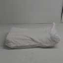 IKSTAR CPAP Pillow for Side Sleepers  Fits All CPAP Mask Types  Adjustable Memory Foam with Contoured Cutouts for Side, Back & Stomach Sleepers  Reduces Air Leaks & Mask Pressure a Better Sleep (Queen-22.8"Lx14.9"Wx(3.9"/3.7")H, White)