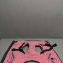 FUAMEY Dog Winter Coat with Harness, Insulated Jacket for Dogs Cold Weather Clothes, Back Zipper Doggie Cover for Snow Day, Pet Outfits with Pop Bag Pockets for Large Dogs, Staffordshire (Pink, L)