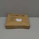 4 Pack Christmas Electric Window Candles Lamps with Gold Plated Base, Christmas Window Candles with 7 Watt C26 Clear Bulbs, Plug in Window Candle Lights for Wedding Home Church Decor, On/Off Switch