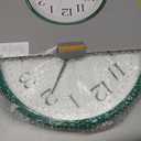 Bernhard Products Hunter Green Wall Clock Silent Non Ticking - 12 Inch Quality Quartz Battery Operated Round Easy to Read Home/Kitchen/Office/Classroom/School Clock