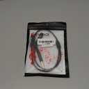 1/4 inch TRS Splitter Cable, 6.35mm Stereo Y Cable, 1/4 Male Plug to Dual 1/4 Female Jack Cord, 12 inches / 30cm