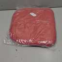 Wine Red Kitchen Chairs Cushions Non Slip Foam Office Seat Cushions Washable Soft Thick Pads Large Wooden Metal Tapered Dining Chair Cushions,17" x 15"