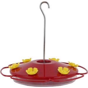 Perky-Pet 282-1SR Oasis Plastic Hummingbird Feeder  16 oz,Red