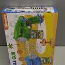 Bubble Gun Machine for Kids 4-8: 2-Pack Automatic Bubble Guns with 2 Bottles Refill Solution - Summer Outdoor Toys Bubble Blaster Maker Blower for Easter Party (Blue+green)