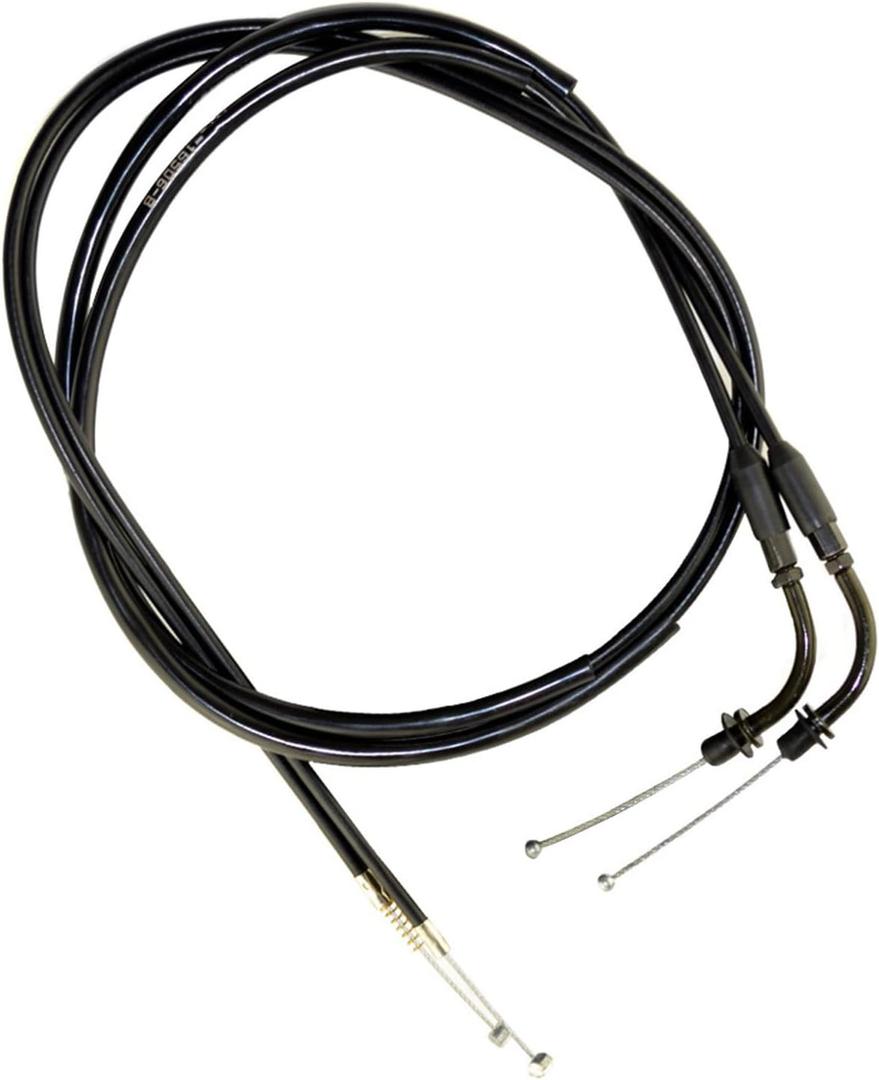 OuYi Motorcycle Throttle Cable Wire Compatible with Harley Sportster XL883 XL 883 XL1200 XL 1200 2002 2003 2004 2005 2006 2007 2008 2009 2010 2011 2012 2013 2014 (110cm)