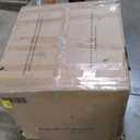 KISLOT Large Leather Recliner Chair Faux Swivel Rocker for Adults Manual Sofa for Living Room Bedroom Home Theater Seating (Espresso)