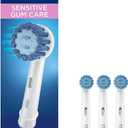 Oral-B Sensitive Gum Care Electric Toothbrush Replacement Brush Heads Refill, 3 Count (White)