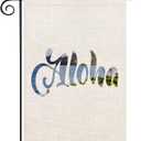 Aloha Summer Garden Flag Vertical Double Sided, Hawaii Beach Flag Yard Outdoor Decoration Small Garden Flag 12.5 x 18 Inch