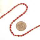 2 x 4mm Gradient Bicone Crystal Glass Beads Small Faceted Bicone Shape Crystal Glass Spacer Beads for Bracelet Necklace Decorative Hand Jewelry Making (AB, 4MM) (Red)