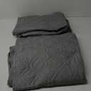 Ameritex Waterproof Dog Bed Cover Pet Blanket for Furniture Bed Couch Sofa Reversible (30x70 Inch (Pack of 1), Grey+dark Grey)