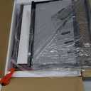 Huuger Nightstand Set of 2, Night Stand with Fabric Drawer, Mesh Shelf, Side Table with Storage, Fabric Drawer Dresser, Open Shelf, Metal Frame, Bedroom