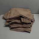 Linen Pinch Pleated Curtains 92 Inches Long for Living Room 2 Panel Set Cottage Core Flax Double Pleated Drapes Back Tab Floor to Ceiling Semi Sheer Curtains for Dining Bedroom Chocolate Brown