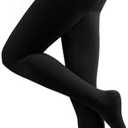Compression Pantyhose Stockings for Women Men, 20-30 mmHg Medical Graduated Support Opaque Closed Toe Hose Tights, Size L