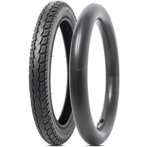 16x2.125/57-305 Bike Tire and Tube, 16 x 2.125 Tire Tube with Angled Valve Stem, 16'' 16x2.125 Tire Compatible with Electric Bicycle Bike, Motorcycle and Joystar Dynacraf Bikes(1 Set)