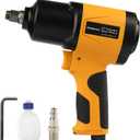 FORNAX Air Impact Wrench 1/2 Inch Drive Heavy Duty 750 ft-Lbs Max Loosening Torque Output Pneumatic Impact Wrench,8000 RPM,for Changing Tires and Auto Repair