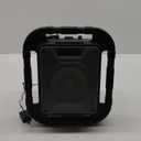 iLive Electronics ISBW519B Water Resistant Wireless Speaker, with LED Light Effects and Built-in Rechargeable Battery, Black