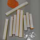 SUNBEAUTY 9 PCS Orange Paper Flowers Decorations for Wall and Fans - Daisy Decoration Paper Floral Backdrop